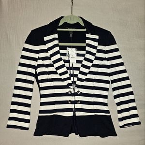 Nautical Knit Jacket by White House Black Market